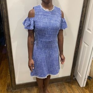 Kate Spade Tweed Shoulderless Dress! ☺️